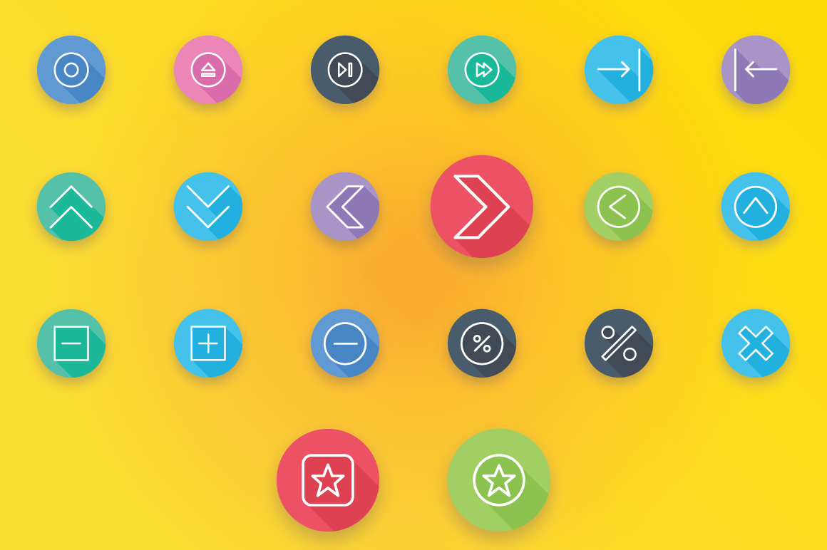 flat icons arrows icons user interface ui icons vector arrows arrow free Icon flat line icon