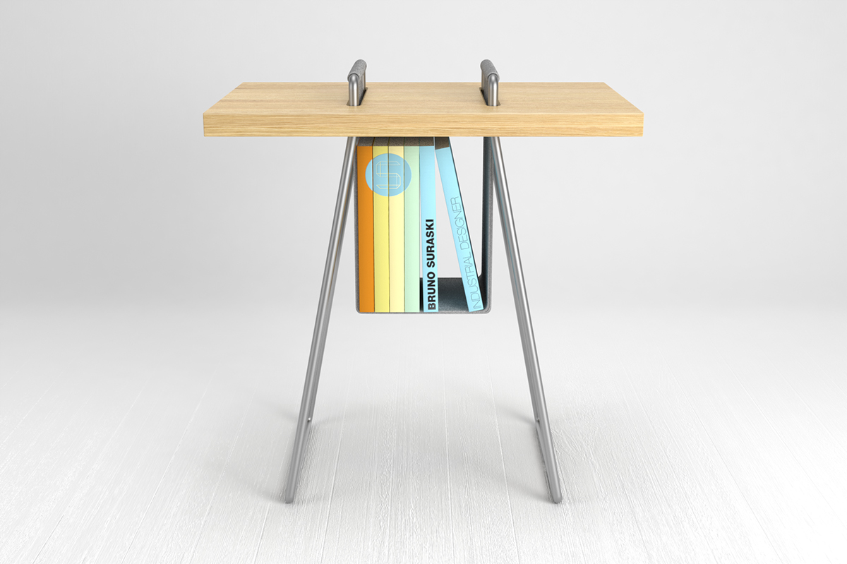 table  innovation Innovative furniture wood simple bookshelf bedroom design felt beatiful