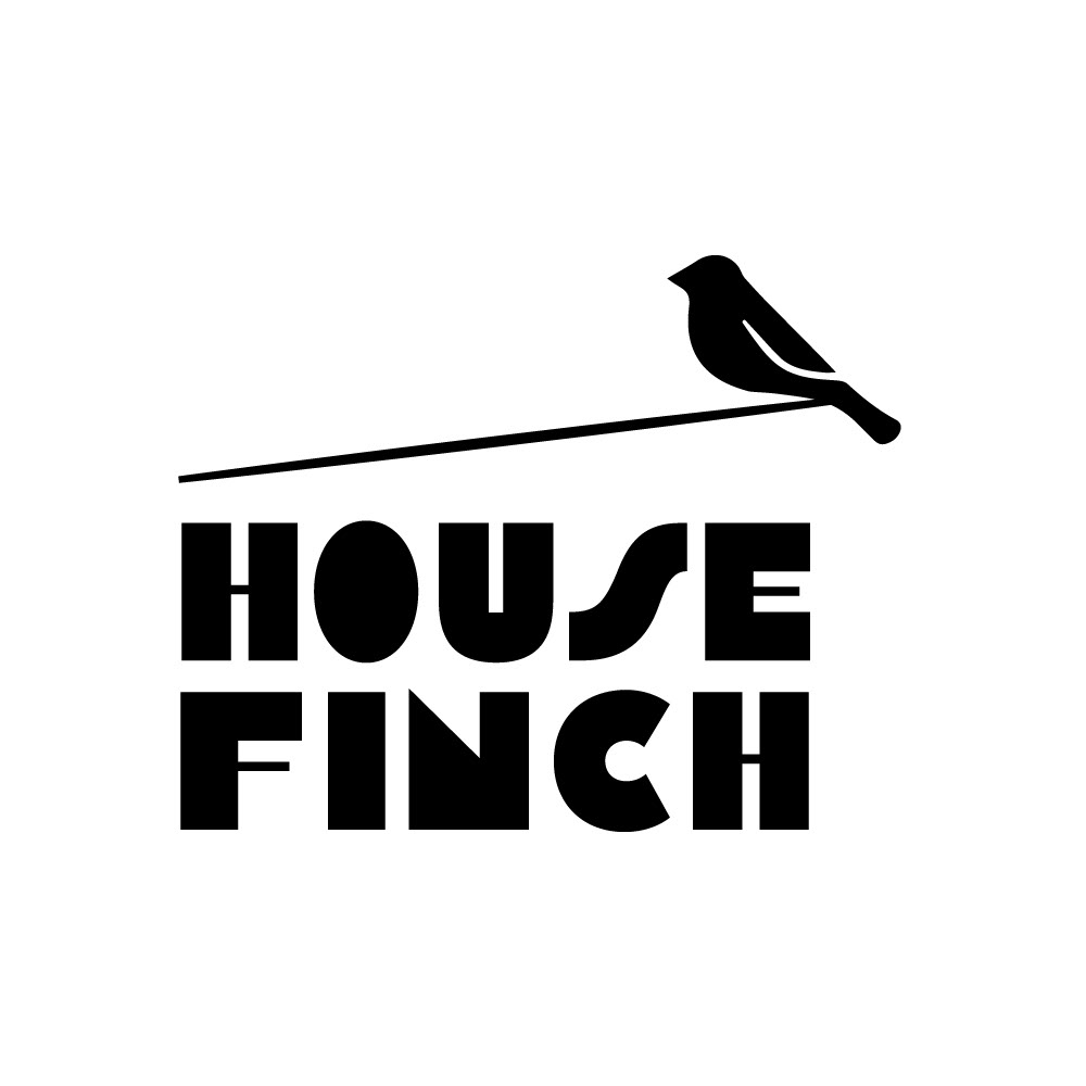 bird chido graphics house house finch logo
