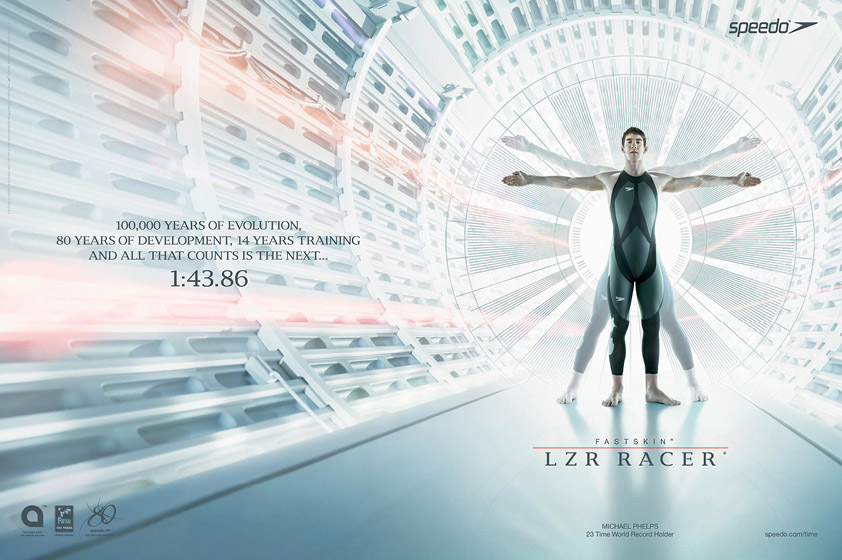 LZR Lazer Racer Fastskin Michael Phelps Speedo Olympics athens beijing fina swimming Racing Performance
