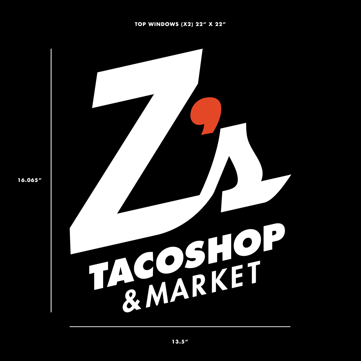 restaurant market Tacos Mexican tulsa oklahoma Restaurant Branding Restaurant Identity identity logo Food  Z's Tacoshop