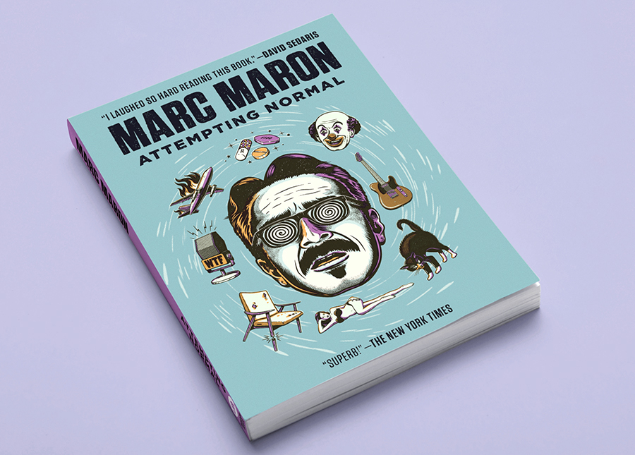 marc maron publishing   halftone comedy 