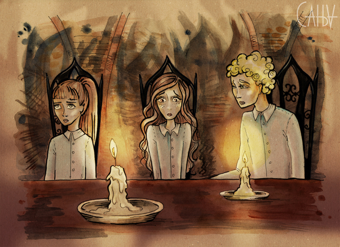 bookillustration fictional fantasy creatures children teenager literature Magic   Spirits school