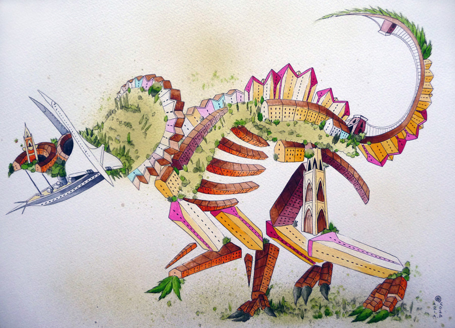 art dinosaurs