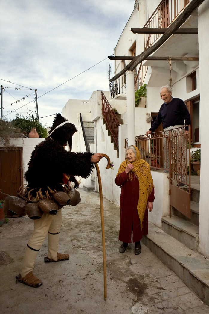 Greece  tradition skyros Skyros goat festival Carnival festival Dionysian