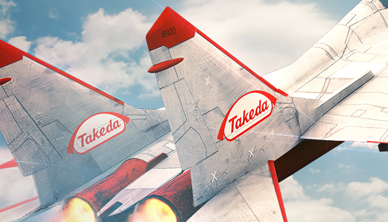 takeoff Takeda Pharma medical gate backdrop 3D visual yahya zakaria  yahyadesigns  