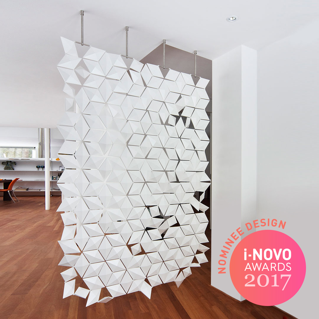 hanging Room Divider facet award design space divider screen separation