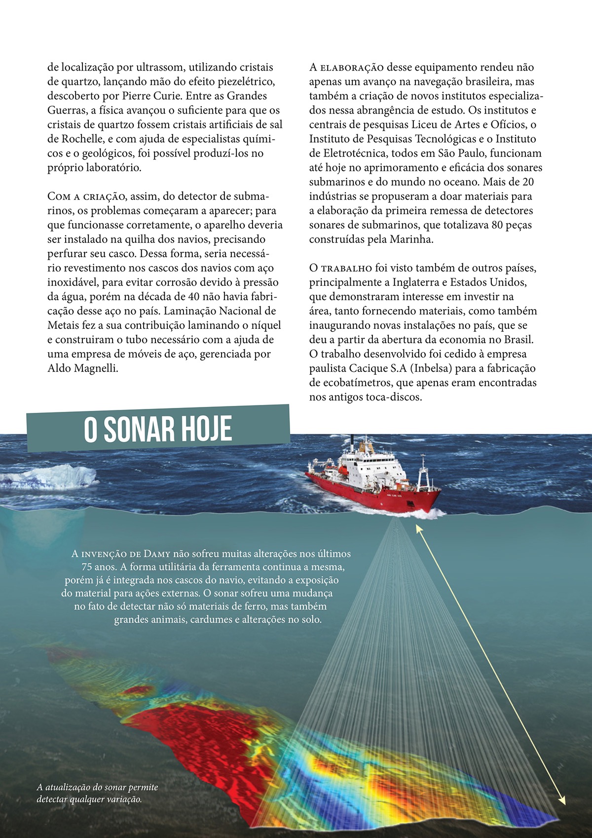 sonar submarino