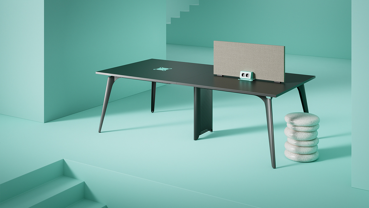 CGI color furniture INDG Office drentea