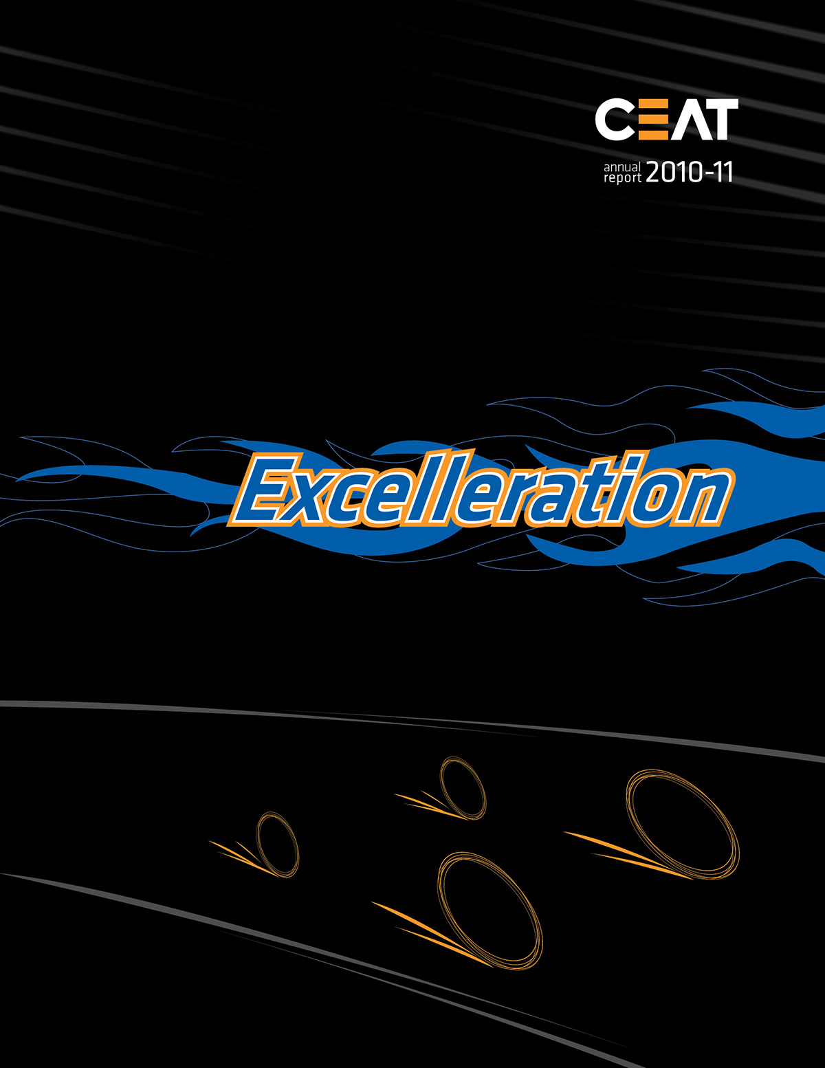 illustrations  annual report  cover design  Concept design tyre speed acceleration