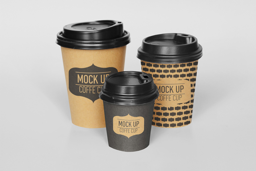 cafe branding craft coffee brand Coffee cup Mockup Graphic mockup κraft κraftpaper κraft-paper mock up mock-up