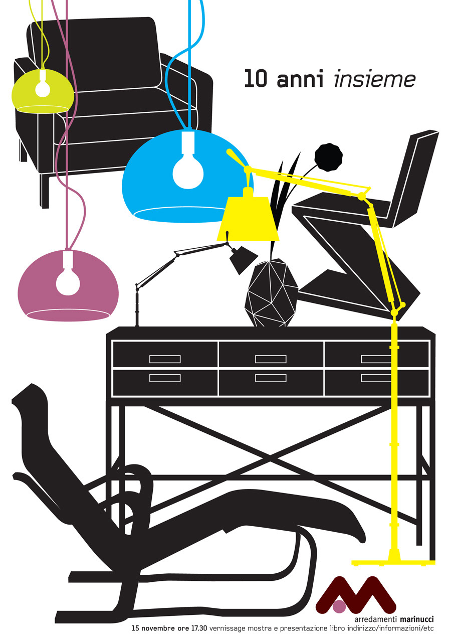 furniture manifesto icons illustrations ADV