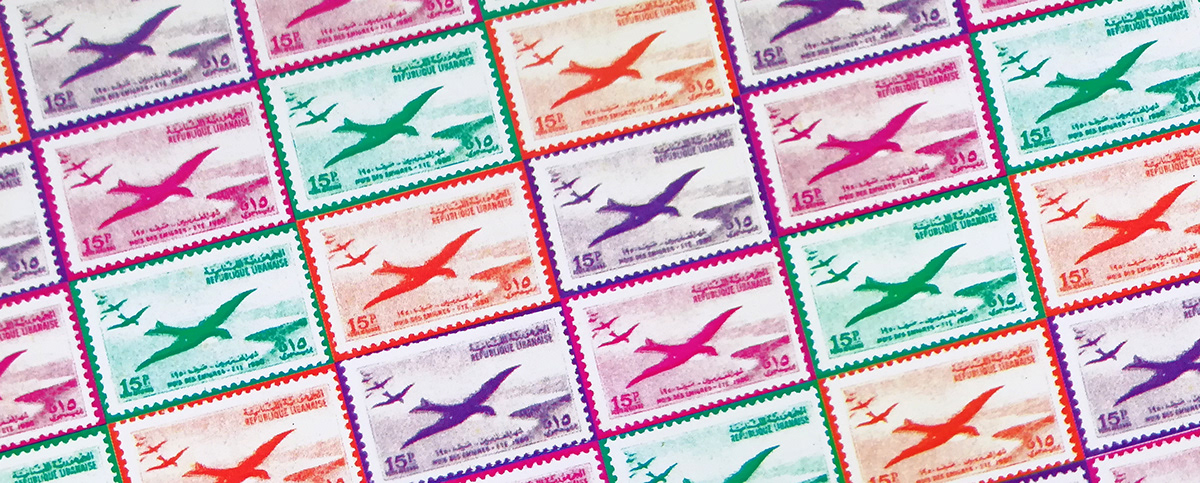 Packaging Travel kit Lebanese stamps