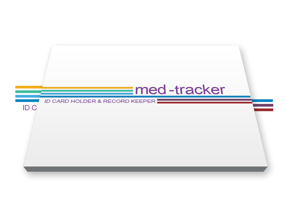 minimal health care White stripes rainbow brand color Booklet