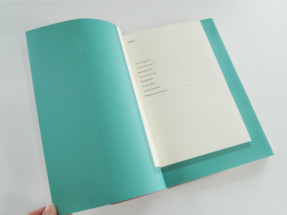 Layout Viral book information binding design type grid