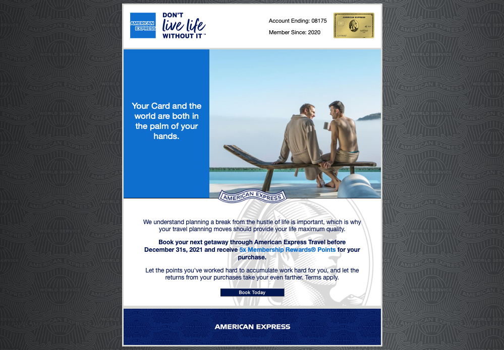 American Express Email On Behance