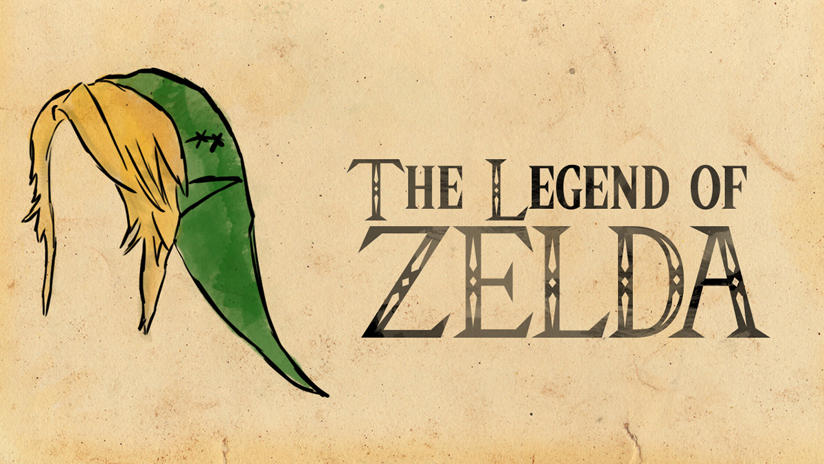 Legend of Zelda Video Games title design