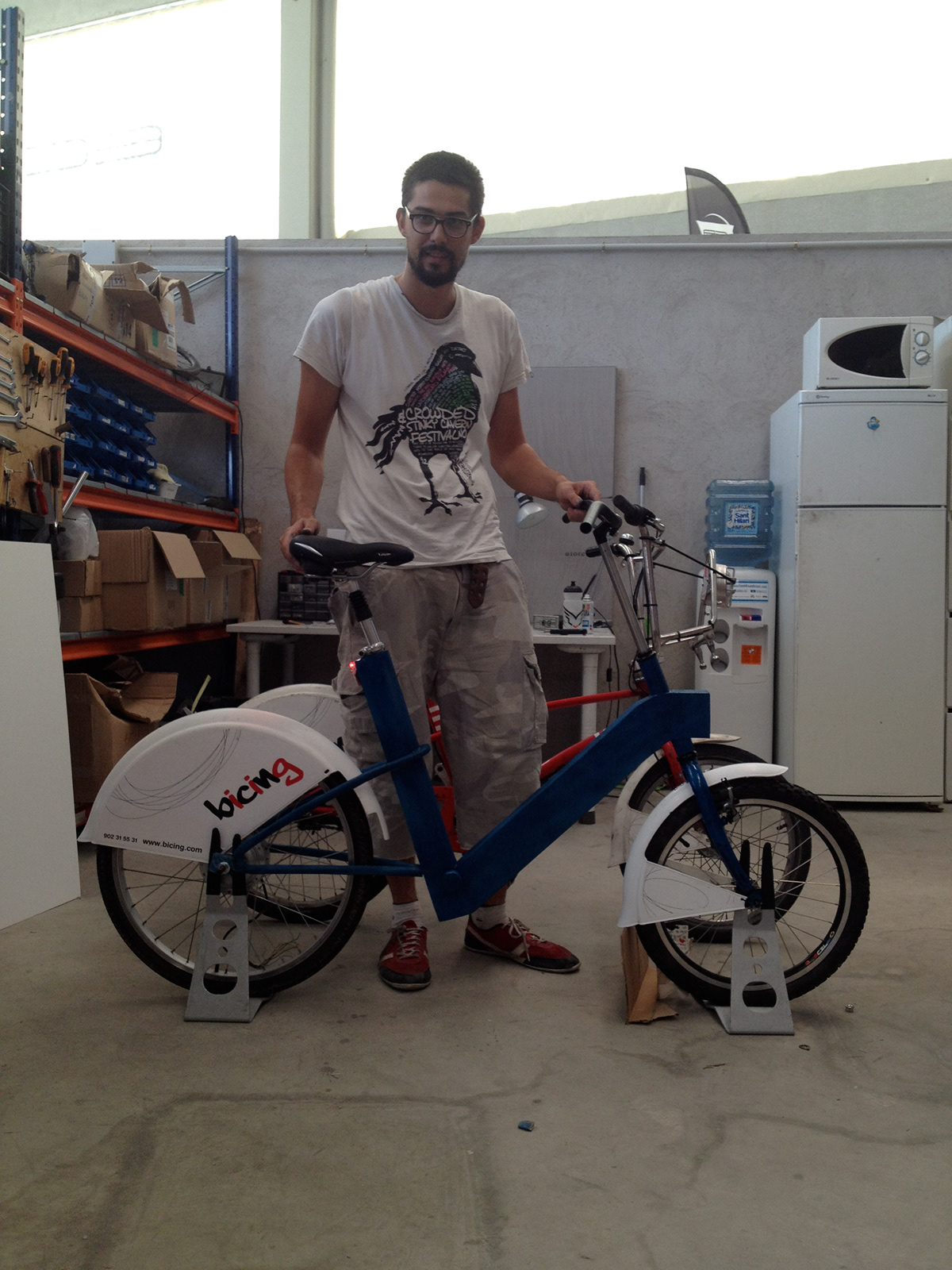 electric Bike bycicle prototipe eco Foam