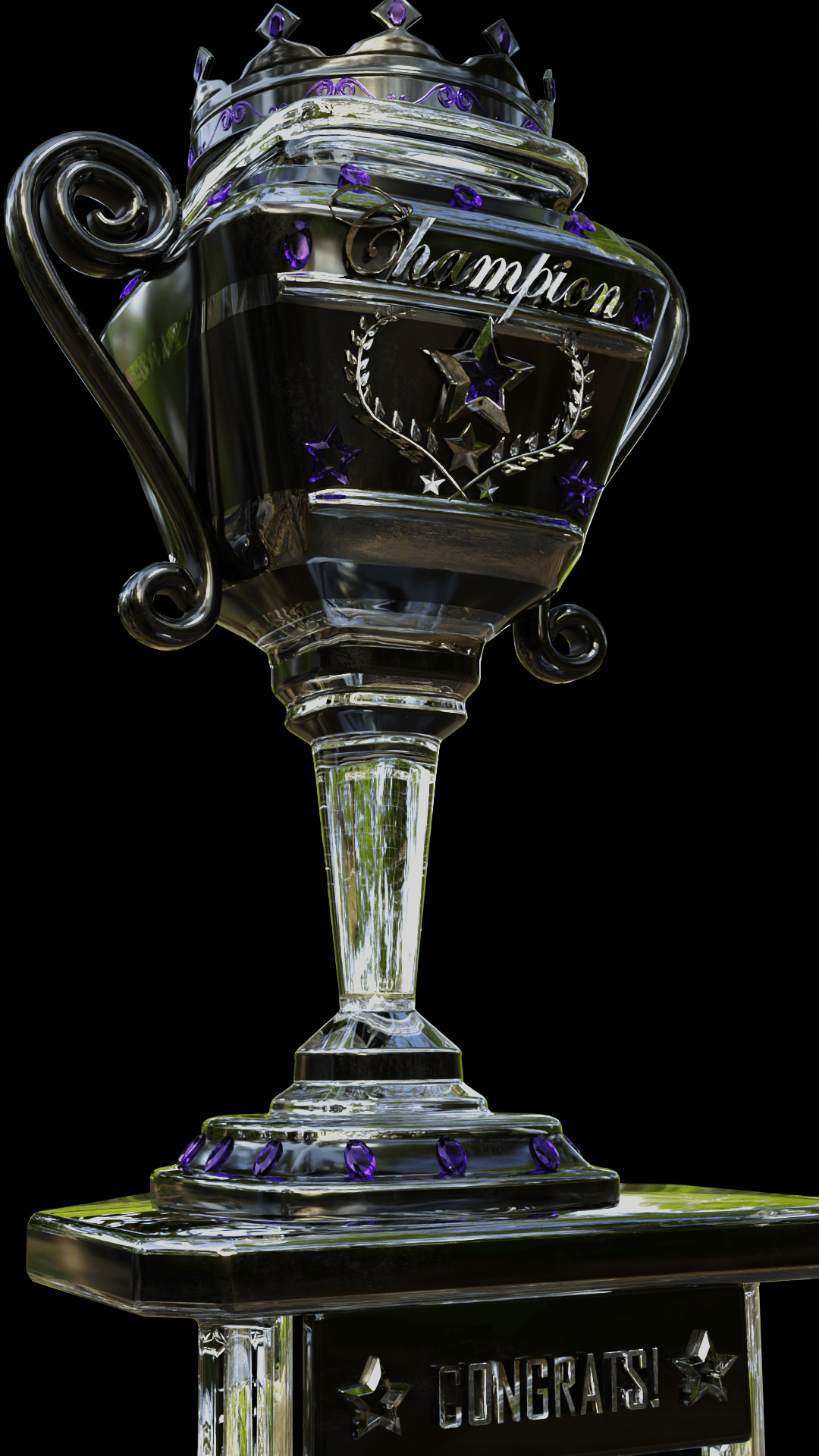 3D trophy Copa luxury luxurious blender Noai