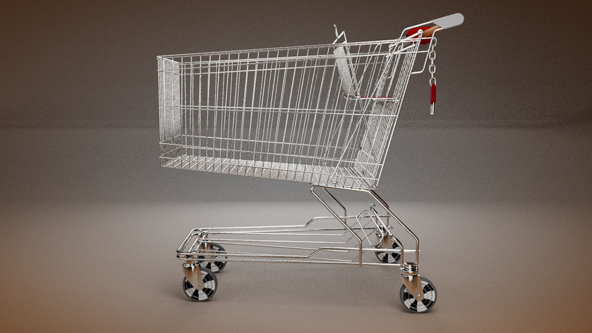 3dart 3DArtist 3dmodel animation  Arnold Render c4d props Realism rigging shopping cart