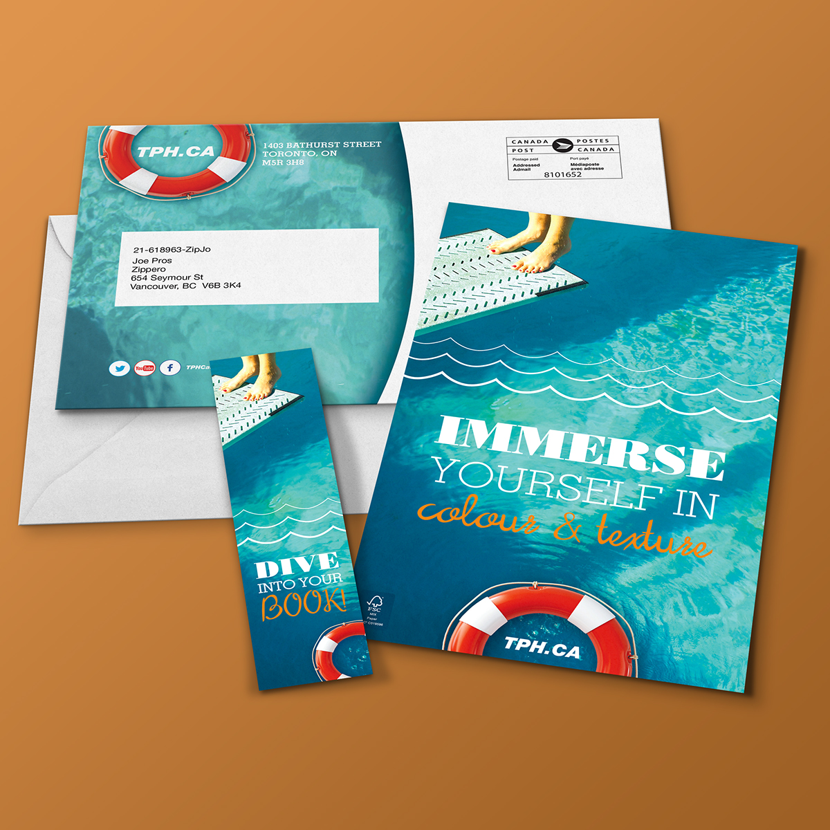 offset printing Direct mail summer mailer