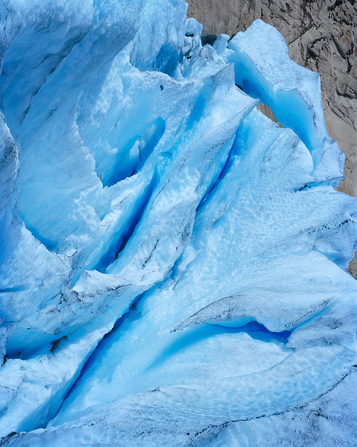 hasselblad masters imacon sinar norway Landscape glacier blue ice fjord fine art