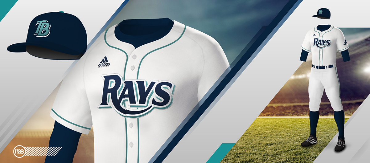 sport logo brand rays Tampa Bay baseball beisbol mlb jersey uniform adidas