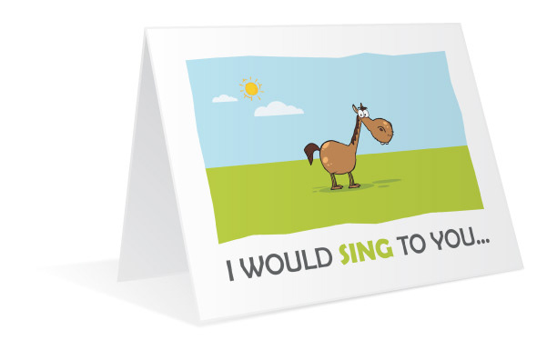 greeting card greeting card humor humorous funny editorial concept