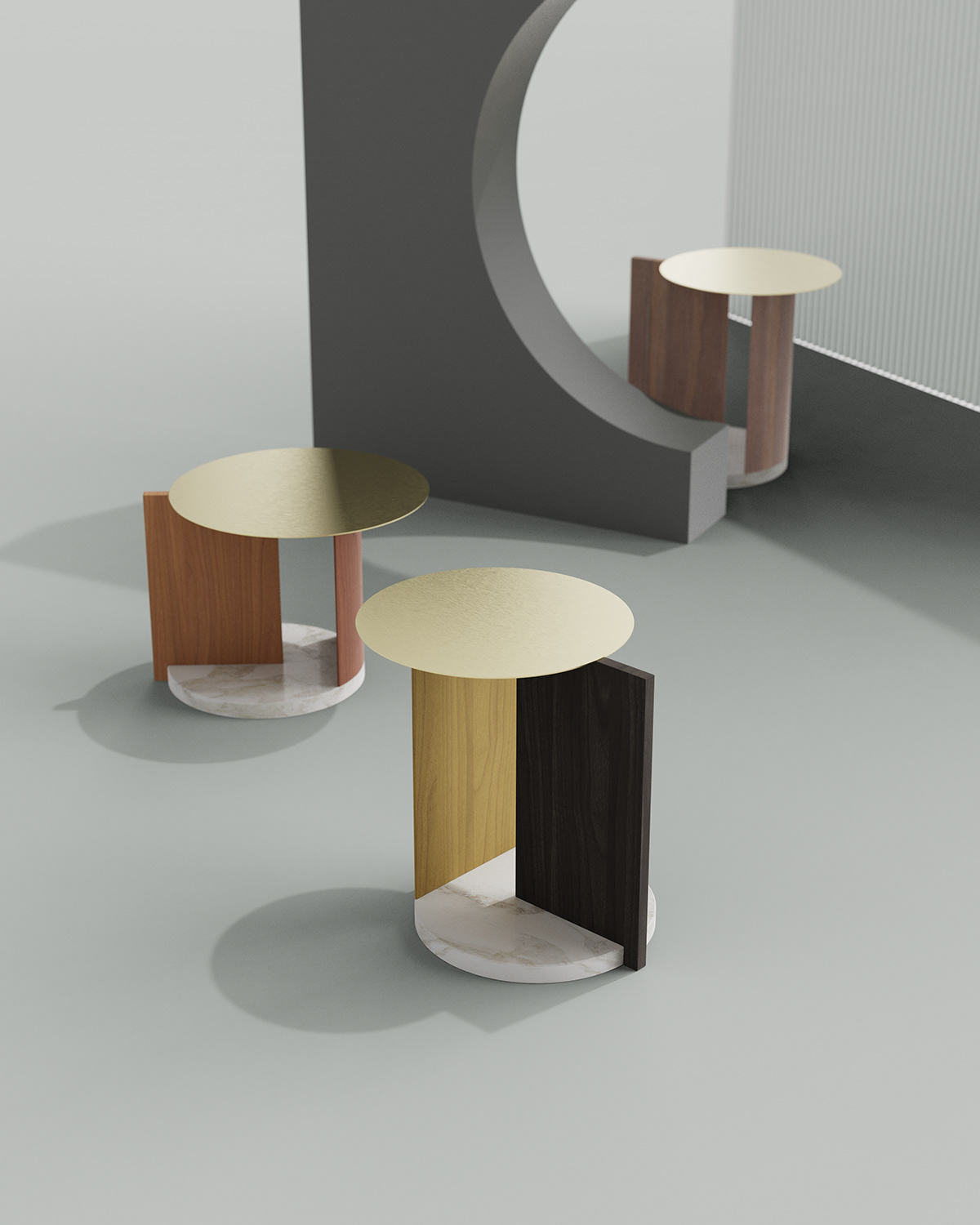 3d modeling furniture furniture design  industrial design  keyshot product design  Rhino side table 产品设计 家具设计