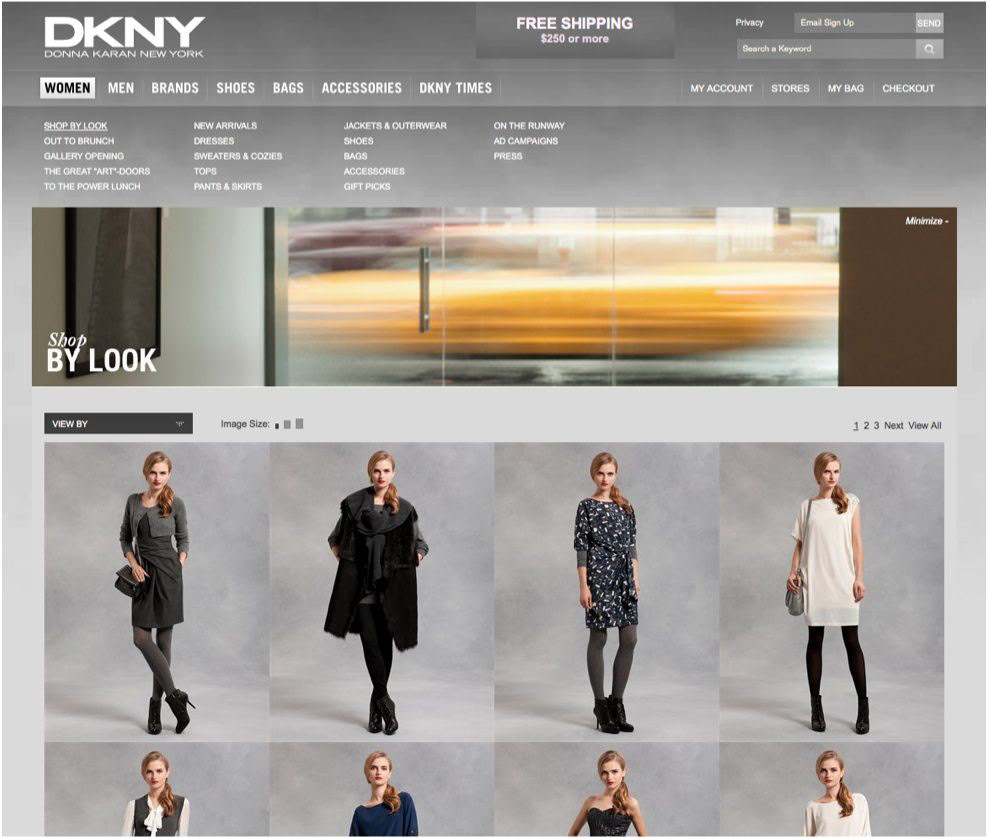 apparel Web Ecommerce Shopping brand experience Digital strategy