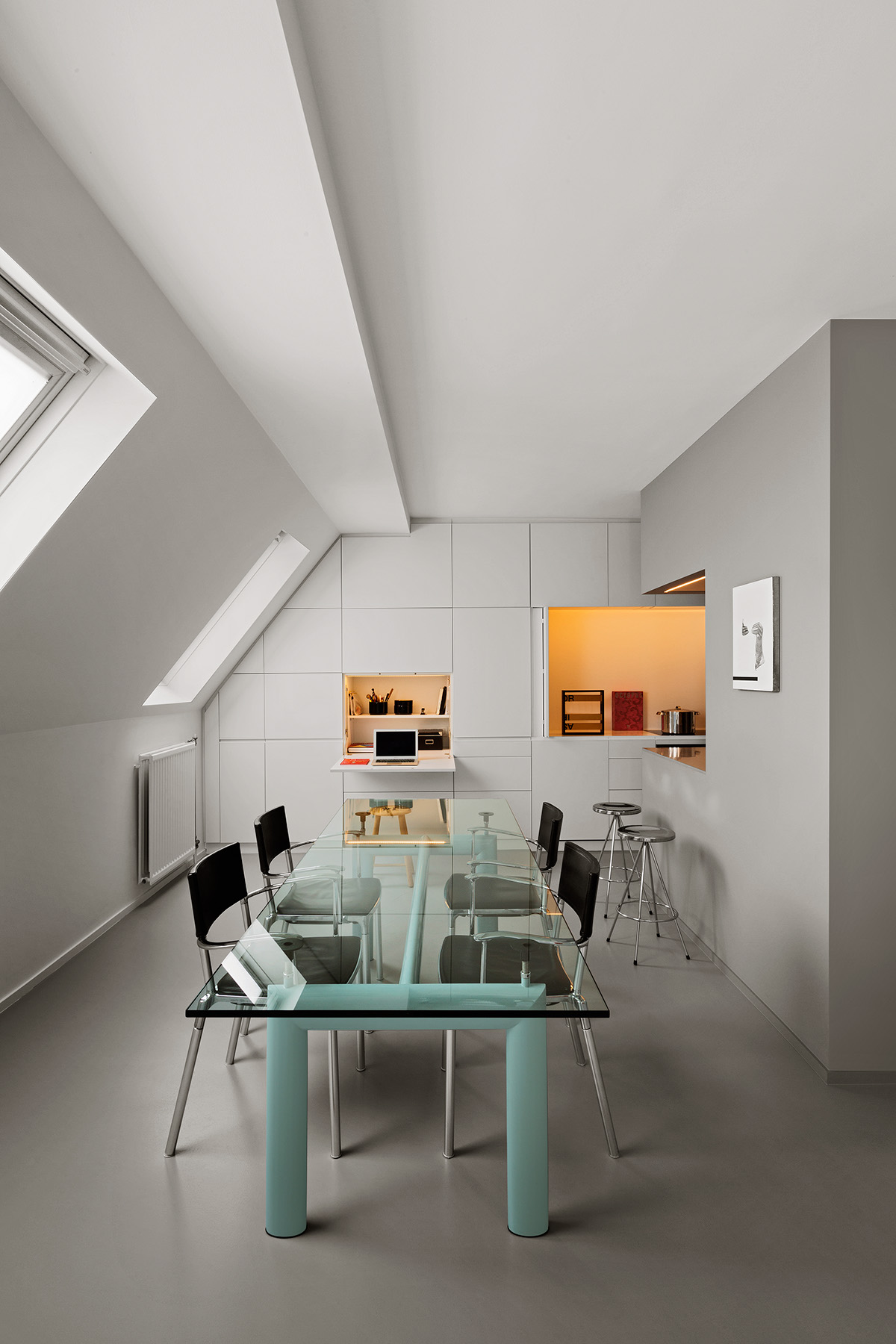apartment brussels Interior archi design grey minimal