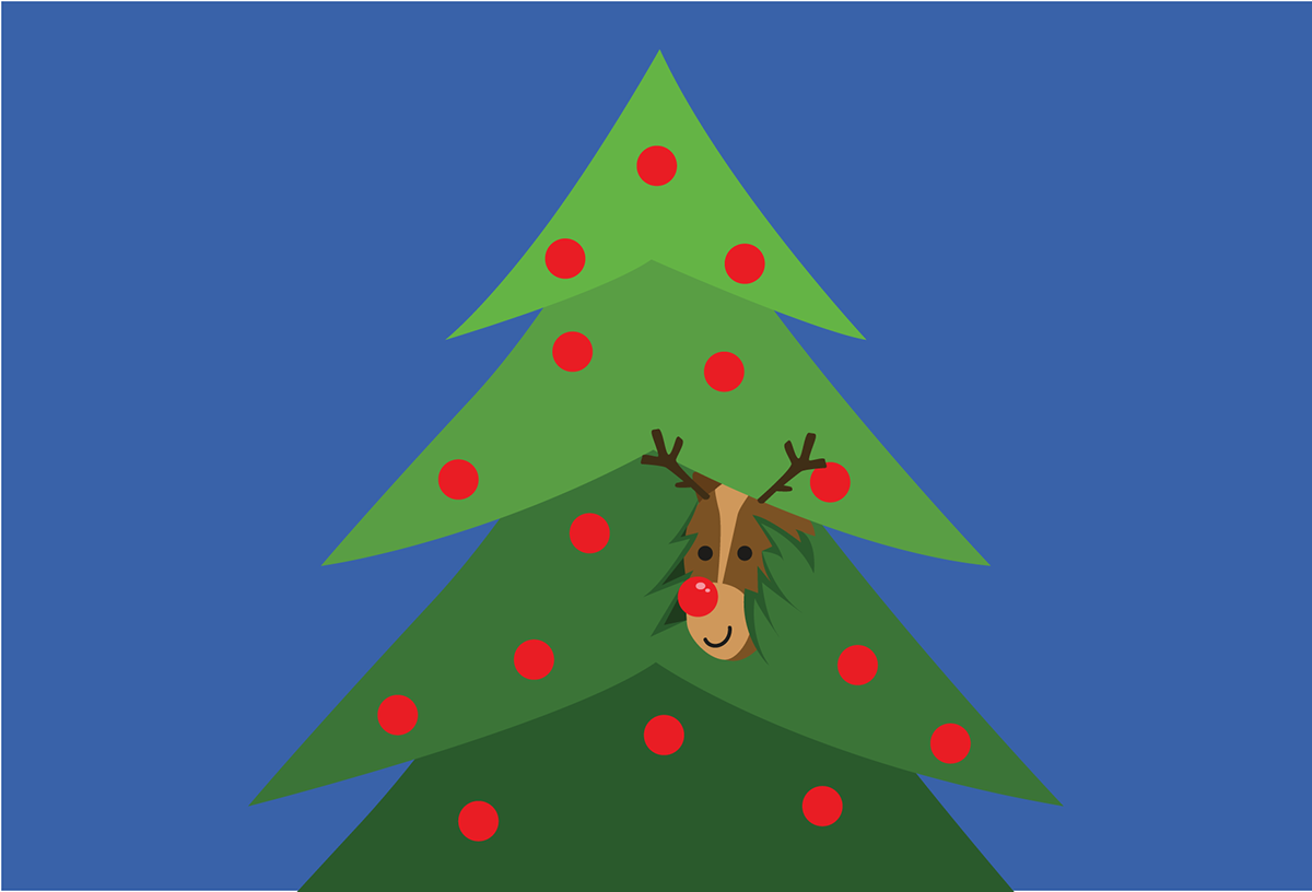 Image may contain: christmas tree and christmas