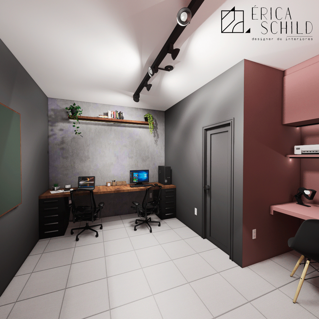 Interior interior design  Render 3D Office