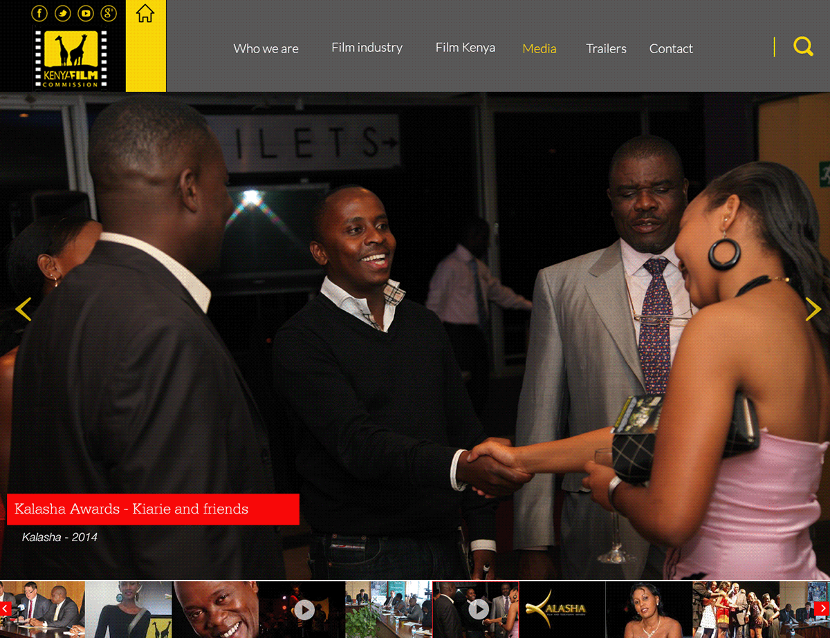UI & UX ia film commision Film in kenya kenya design in kenya