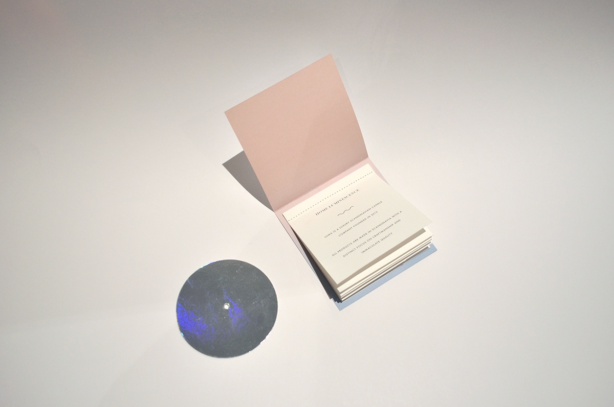 luxury candle holographic porcelain Marble box package cosmetics homewares wax hemp White Scandinavian