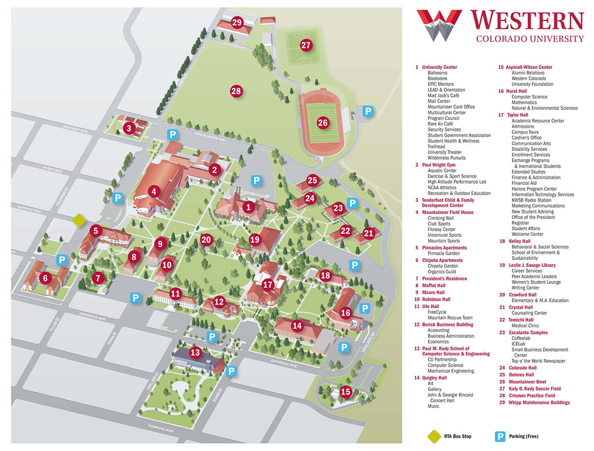 map Visitor Map Guide campus University axonometric vector Plan