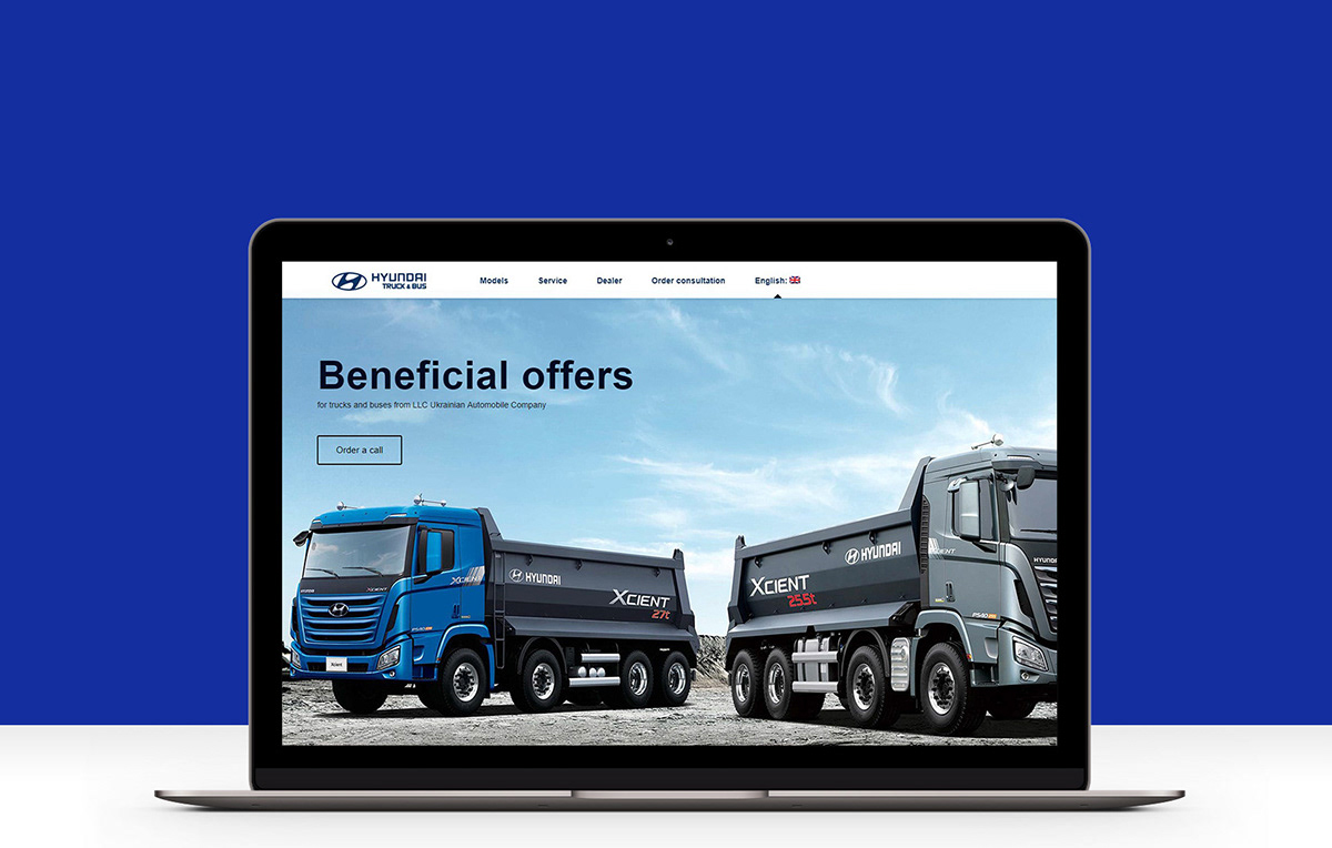 wordpress Hyundai Web dealer Truck