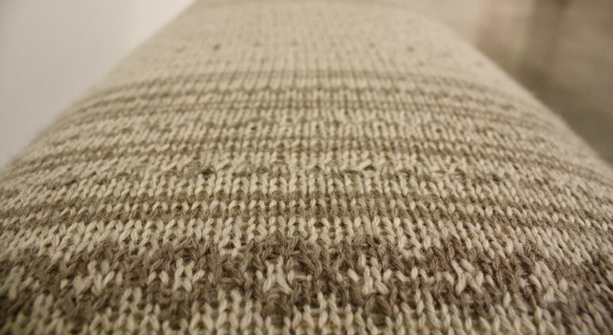 setesdal bench knit upholstery knitting norwegian