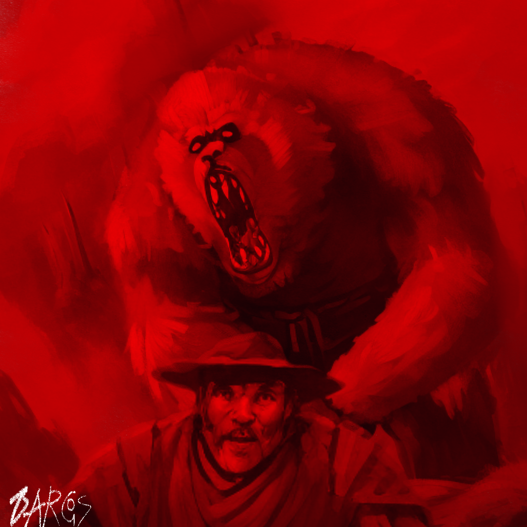 digital monsters and humans Dargos red