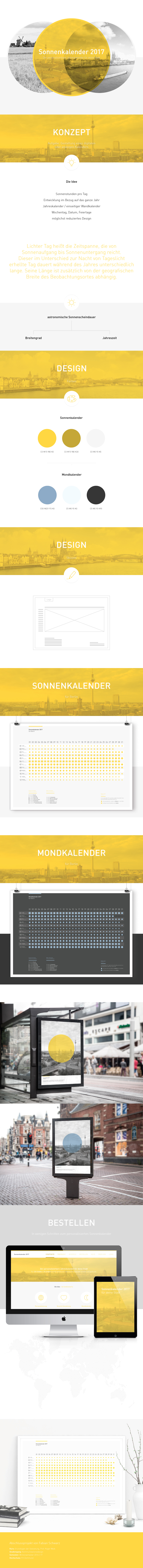 kalender calendar Grafikdesign printdesign print siebdruck sonnenstunden Sonne