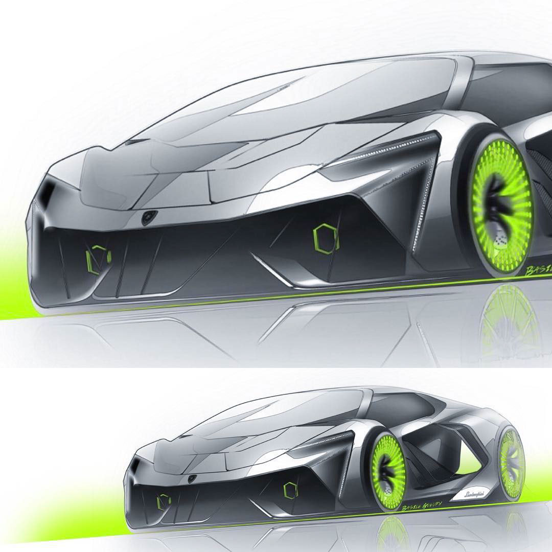 lambochallenge lamborghini concept car car design pro challenge contest design battle sketching Render Project