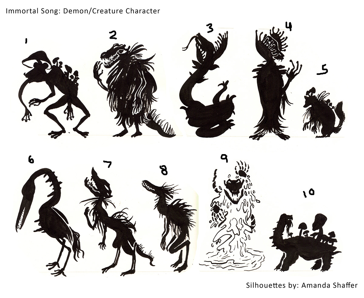 pre-production animatic amanda shaffer MICA design voodoo Swamp Witch