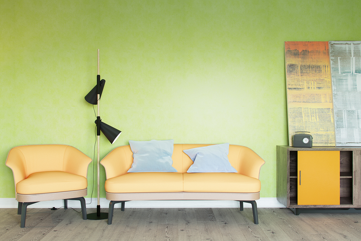 3ds max corona render  Kemerovo Interior shulga wallpaper design