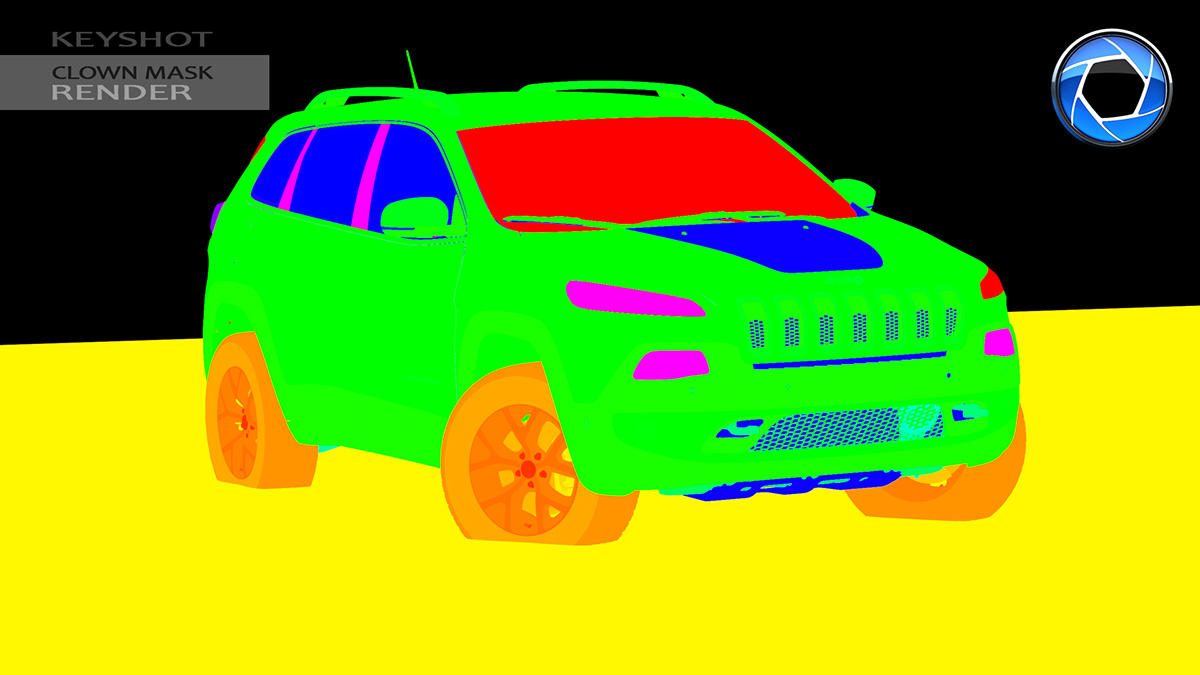 keyshot contest automotive   rendering CGI trailhawk jeep