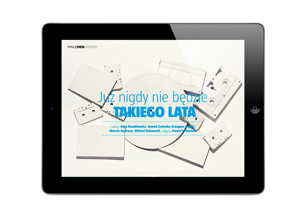MaleMen magazine iPad