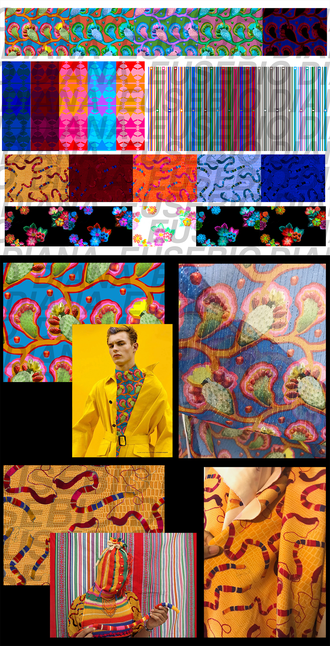 fashion design textile design  MICA pattern design  patternmaking AFRO LATINA art design BioFabrication Biodesign