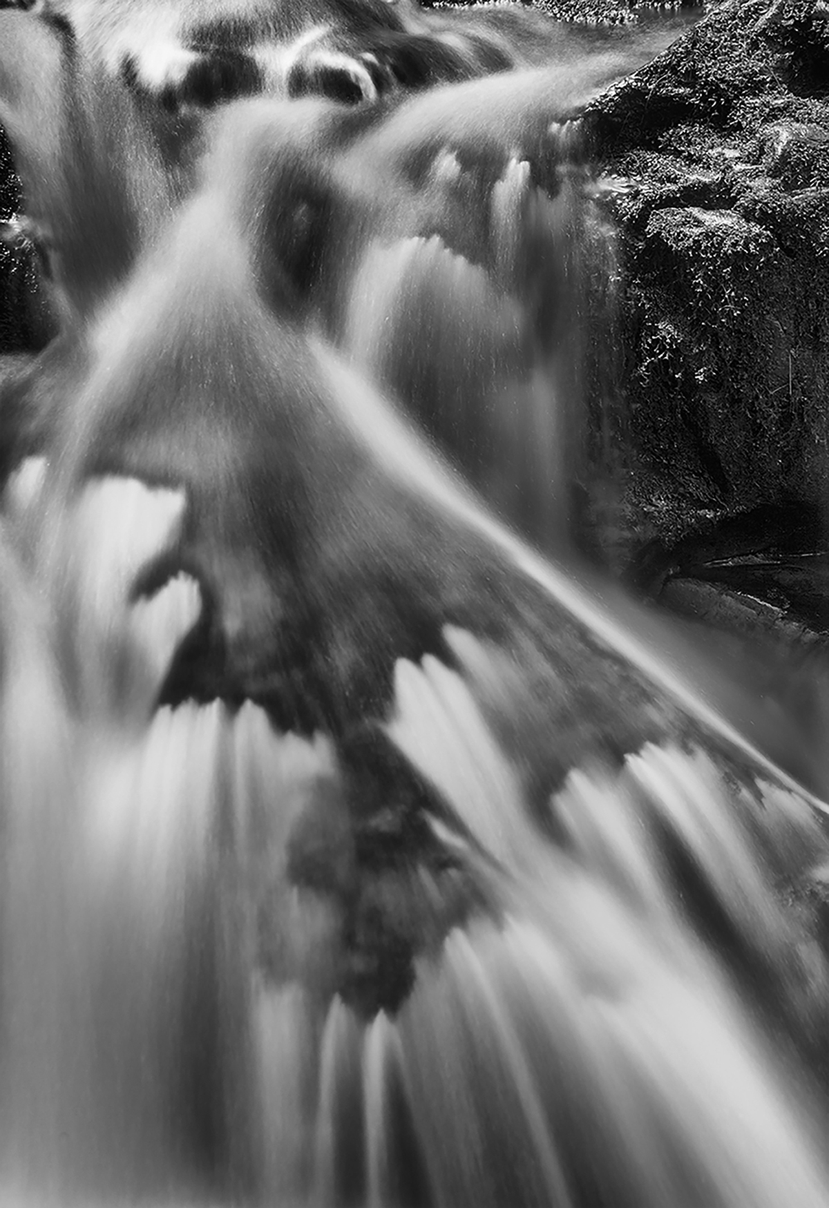 Great Smoky Mountains National Park Nature Abstracts water rivers rocks color photography black and white long exposure photography