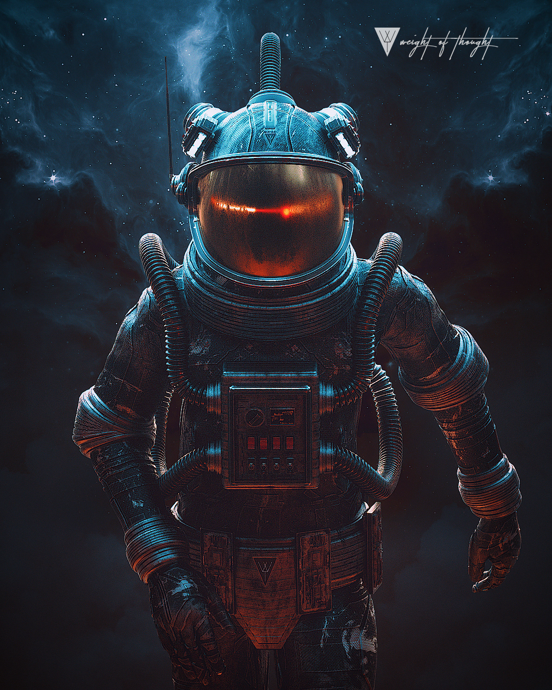 astronaut Space  Scifi weight of thought music video design Character design  alien science fiction cosmonaut