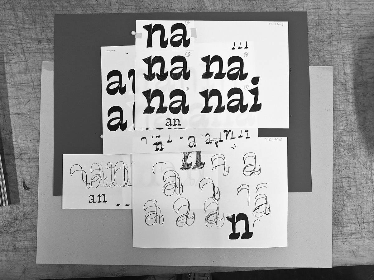 typedesign sketching process identity lettering type doreuli Typeface reversedcontrast Dynamic chimera