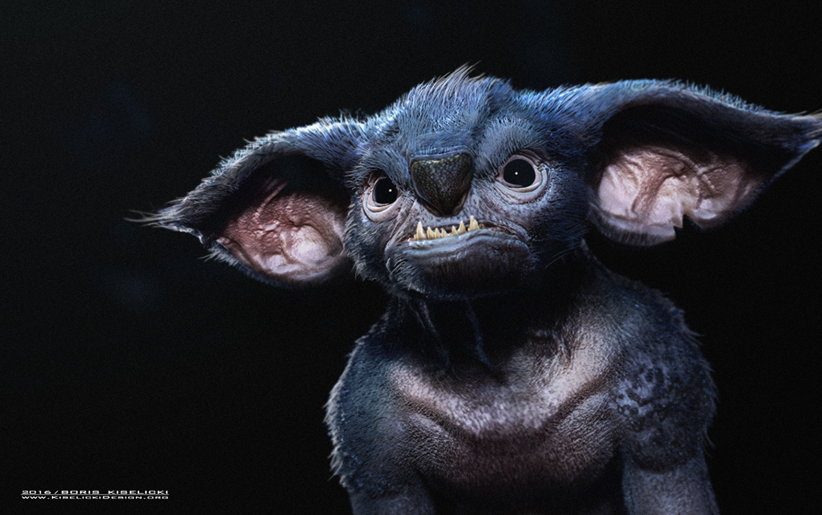 stitch creature Zbrush 3D Creature Design redesign